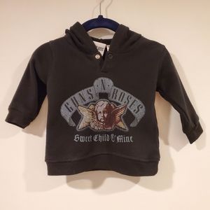 Guns N' Roses Hoodie Boy's Size 3-6 Months